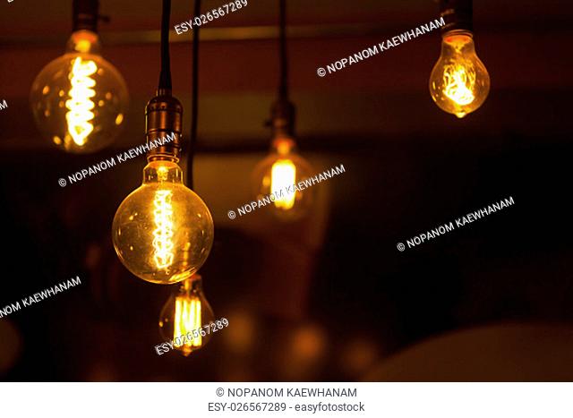 tungsten lamps , old fashion chandelier