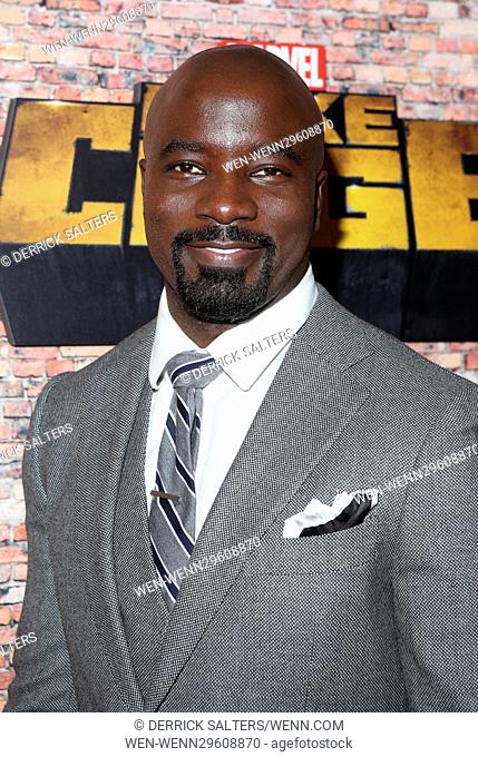 New York Premiere of 'Luke Cage' at AMC Magic Johnson Harlem Featuring: Mike Colter Where: New York, New York, United States When: 28 Sep 2016 Credit: Derrick...