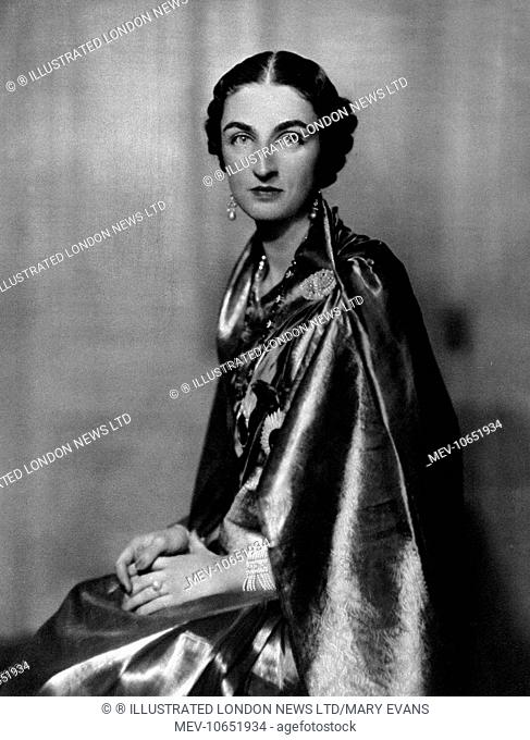 One of the 'distinguished Indian visitors who are in London for the Coronation Season', Her Highness, Princess Durru Shehvar of Berar