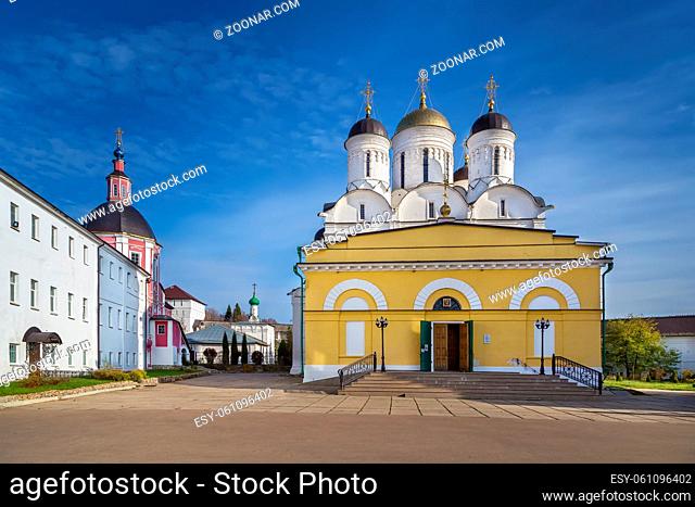 Cathedral of the Nativity in St.Paphnutius Borovsk monastery, Russia