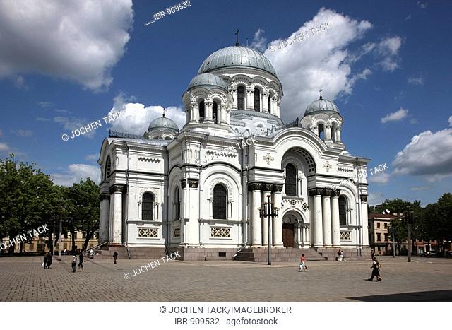 Church of St. Michael the Archangel on Independence Square, Kaunas, Lithuania, Baltic States, Northeastern Europe