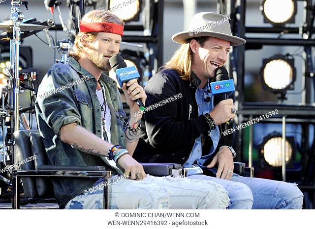 Florida Georgia Line performance and interview at the Premiere of CTV’s YOUR MORNING. Featuring: Brian Kelley, Tyler Hubbard Where: Toronto