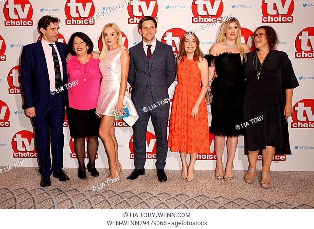 The TV Choice Awards 2016 held at the Dorchester - Arrivals Featuring: Helen George, Charlotte Ritchie, Laura Main, Kate Lamb, Emerald Fennell, Jack Ashton