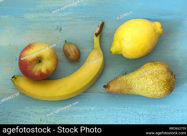 Fruits on table, close up