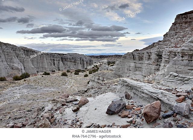 White rock badlands, Carson National Forest, New Mexico, United States of America, North America