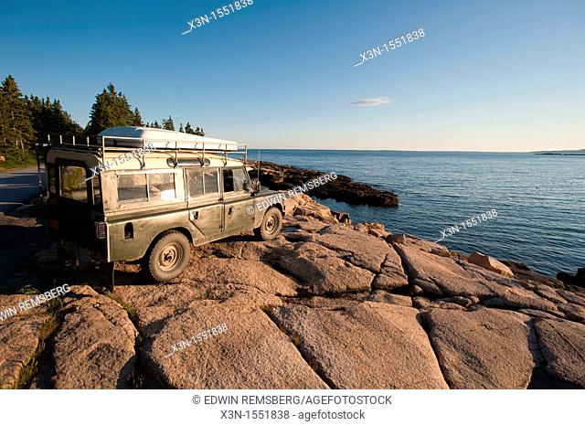 Land Rover Series 2a 109 truck Schoodic Peninsula - Acadia National Park, Maine