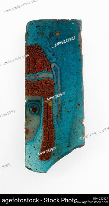 Fragment of an Inlay Depicting a Theater Mask - late 1st century BC/early 1st century AD - Egyptian - Artist: Ancient Egyptian, Origin: Egypt