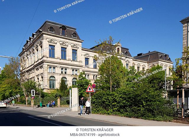 Historical anatomy building of the university of Erlangen-Nuremberg, Erlangen, Central Franconia, Franconia, Bavaria, Germany, Europe
