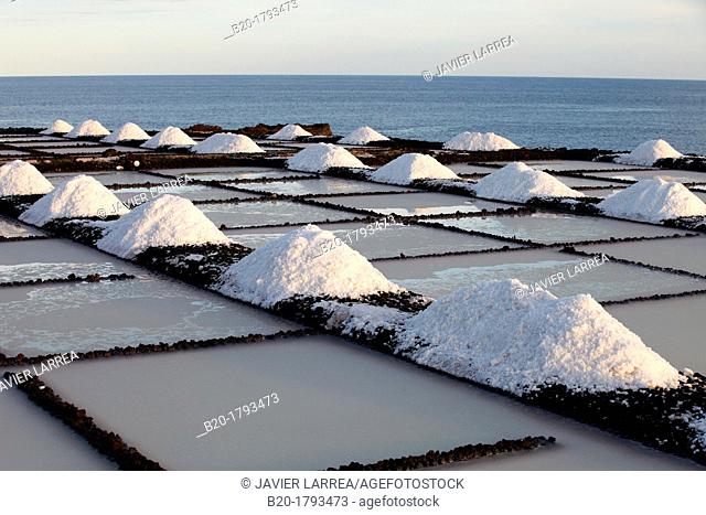 Saltworks, Salinas de Fuencaliente, La Palma, Canary Island, Spain