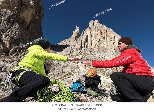Dolomites, Fassa Valley, Alps, Trentino, Europe, Italy, Vajolet, Gardeccia site,