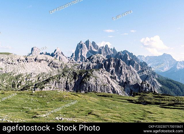 Cadini di Misurina is a group of mountains in the eastern Dolomites in the Province of Belluno, Italy, July 7, 2023. (CTK Photo/Jiri Vatka)