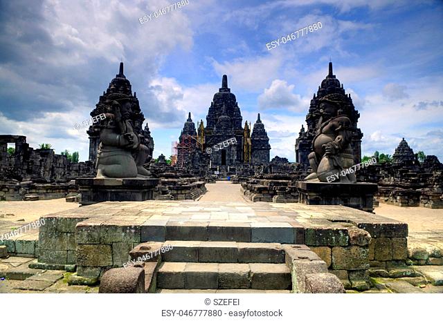 Hindu temple at Prambanan