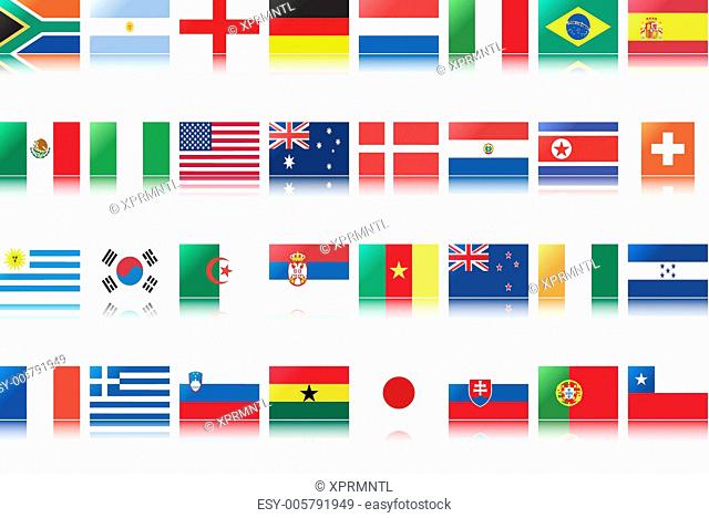 national flags of countries