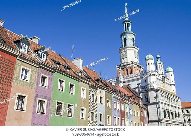 Old marketplace and city hall, Poznan, Poland