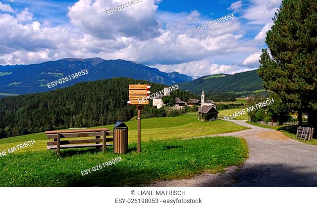 brunico in south tyrol, the castle lamprechtsburg - brunico in alto adige, the castle lamprechtsburg