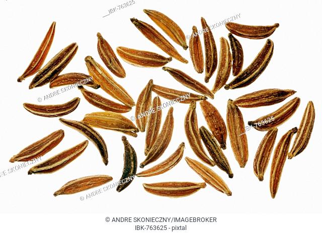 Caraway seeds (Carum carvi), detail