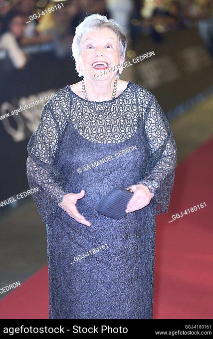 Maria Galiana asistió a 'Cuentame como Paso, Gala' Red Carpet durante el 71o Festival Internacional de Cine de San Sebastián en el Victoria Eugenia Theatre el...