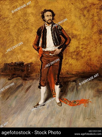 Bullfighter in costume, 1880. Creator: Zacharie Astruc