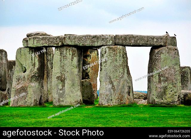 Photo of the famous Stonehenge in Britain
