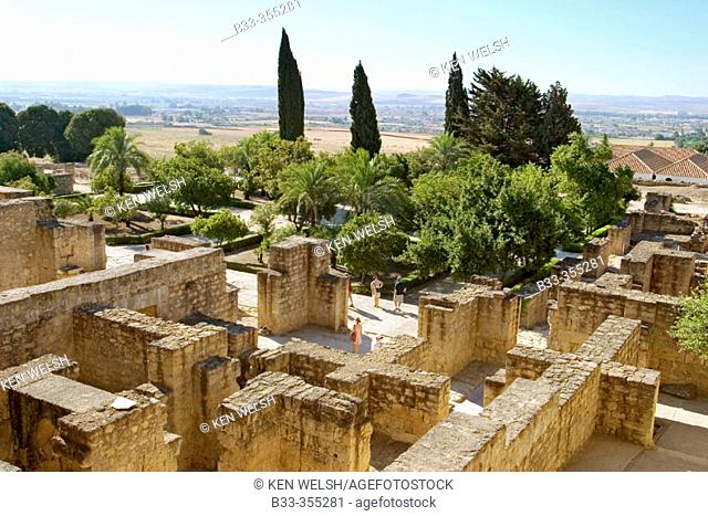 Ruins of Medina Azahara, palace built by caliph Abd al-Rahman III. Córdoba province. Andalusia, Spain