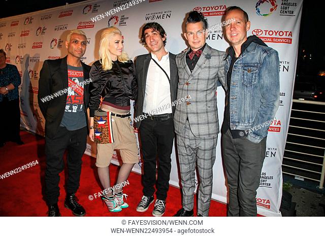 An Evening With Women Benefitting the Los Angeles LGBT Center at the Hollywood Palladium Featuring: Tony Kanal, Gwen Stefani, Brent Bolthouse, Adrian Young
