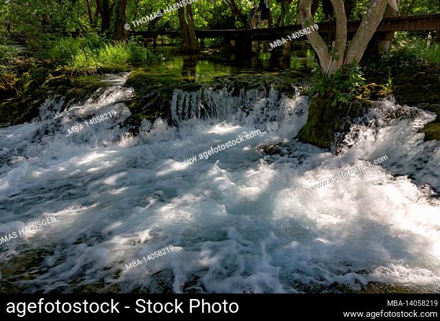 waterfalls are everywhere in krka national park, croatia