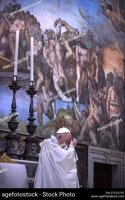 Pope Francis Sixteen babies are to receive the Sacrament of Baptism in the Sistine Chapel in the Vatican on the Feast of the Baptism of the Lord