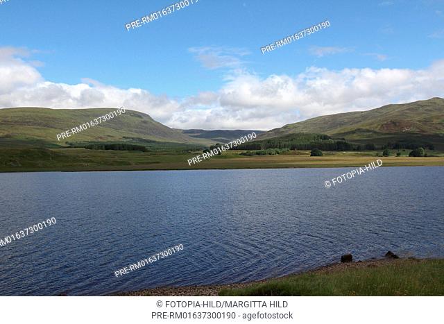 Spey Reservoir near Laggan, Badenoch, Cairngorms National Park, Central Highlands, Highlands, Scotland, United Kingdom / Spey Reservoir bei Laggan, Badenoch