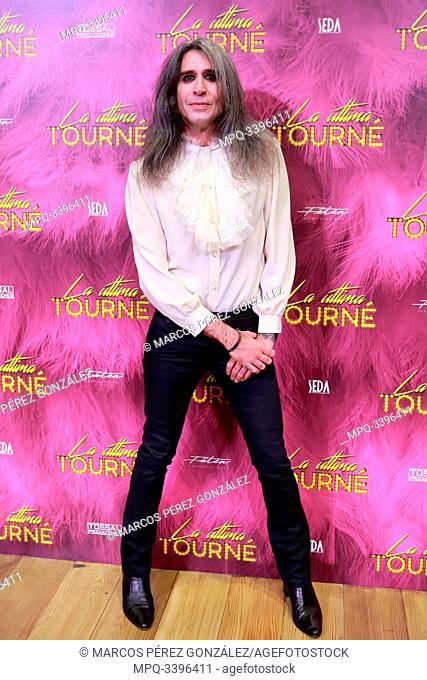 The Actor and singer Mario Vaquerizo Attends the photocall of the theater play “La ultima Tourne” (The last Tourne)..October 15, 2019 Cofidis Alcazar Theater
