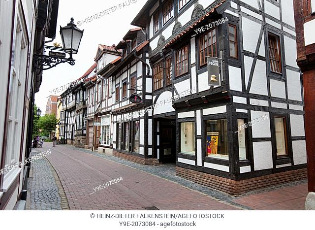 Historic center, Hameln, Lower Saxony, Germany, Europe