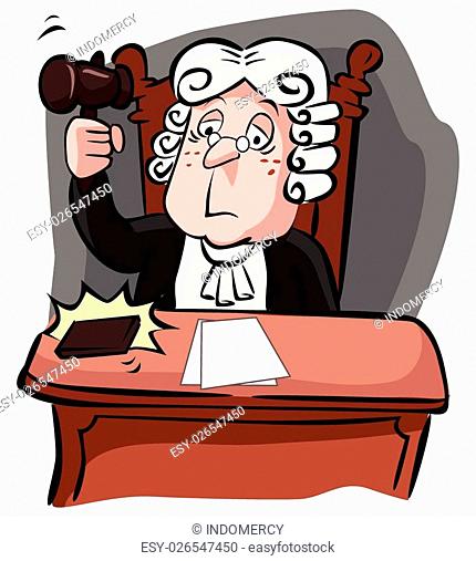 Legal cartoon lawyer Stock Photos and Images | agefotostock
