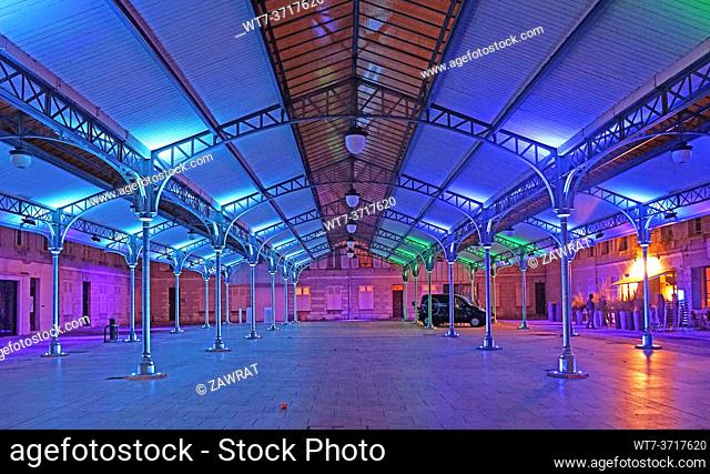 Illuminated Market Hall
