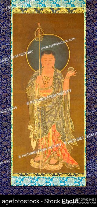Kshitigarbha, sometimes spelt Ksitigarbha, is a bodhisattva mainly worshipped in East Asian and Theravada Buddhism, and is often depicted as a monk with a halo...