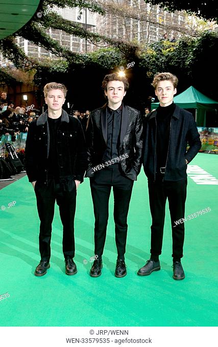 World Premiere of 'Early Man' at the BFI IMAX, London. Featuring: New Hope Club, Reece Bibby, Blake Richardson, George Smith Where: London