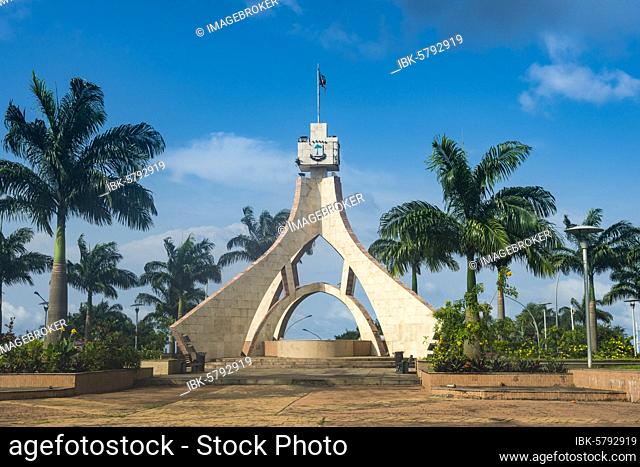Monument in new quarter of Malabo, Bioko, Equatorial Guinea, Africa