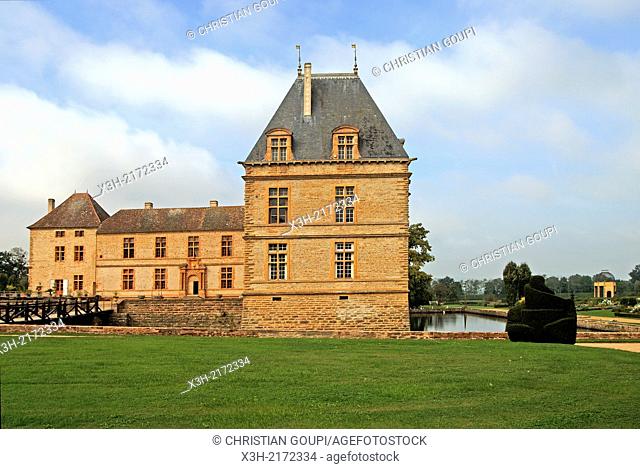 Castle of Cormatin, Saone et Loire department, Burgundy region, France, Europe
