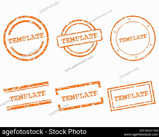 Template Stempel - Template stamps