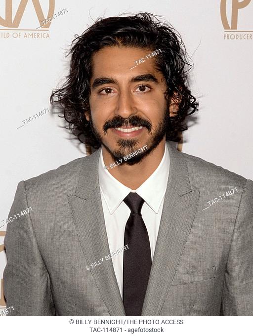 Dev Patel arrives at the 28th Annual Producers Guild Awards at The Beverly Hilton Hotel in Beverly Hills, California on January 28, 2017