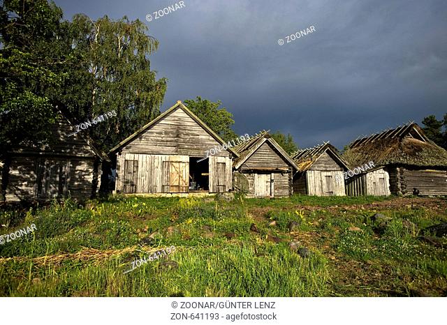 Fischerhäuser von Altja, Lahemaa Nationalpark, Estland, Baltikum |Fishing village, Altja, Lahemaa Nationalpark, Estonia, Baltic States