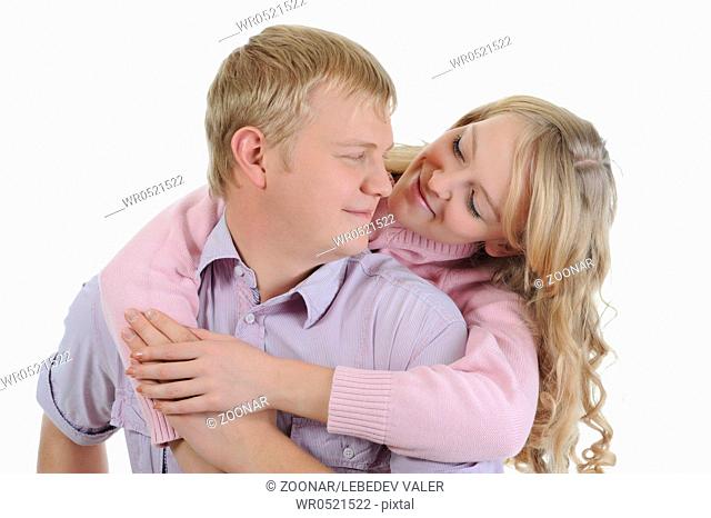 portrait of a joyful young couple