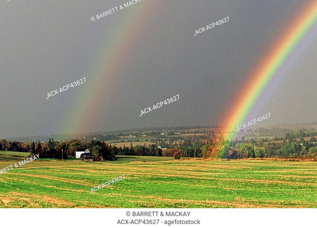 Rainbow, DeSable, Prince Edward Island, Canada