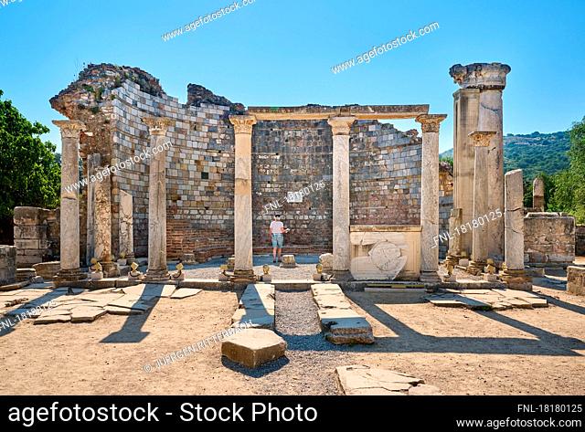 St. Mary's Church or Church of the Virgin Mary in Ephesus Archaeological Site, Selcuk, Turkey|
