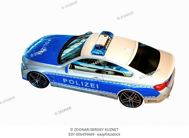 New model 2014 of German police patrol car