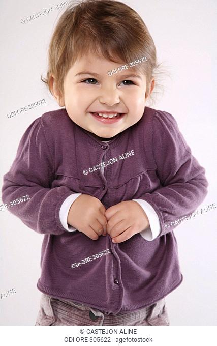 Little girl smile