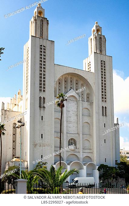 Old Cathedrale Sacre Coeur, Casablanca, Morocco, Africa