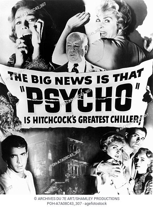 Psycho  Year: 1960 - USA Janet Leigh, John Gavin, Anthony Perkins, Vera Miles  Director: Alfred Hitchcock. It is forbidden to reproduce the photograph out of...
