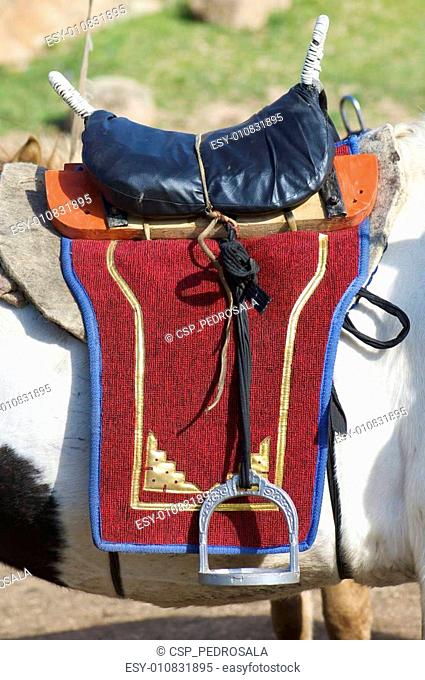 Mongolian saddle