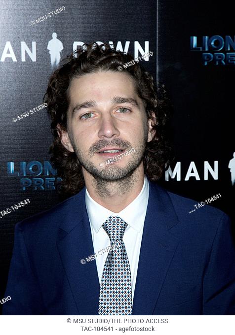 Shia LaBeouf attends the premiere of Lionsgate Premiere's 'Man Down' at ArcLight Hollywood on November 30, 2016 in Hollywood, California