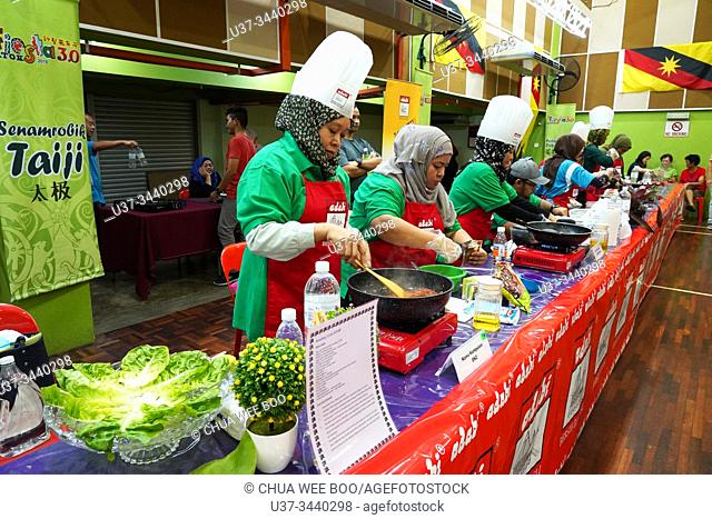 Fiesta Satok 3.0 cooking competition at Sungai Maong Community Hall, Kuching, Sarawak, Malaysia