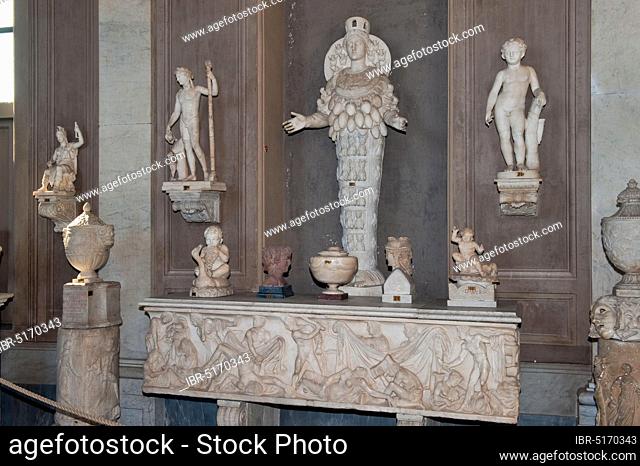 Artemis of Ephesus, Galleria dei Candelabri, Vatican Museums, Vatican, Rome, Lazio, Italy, Europe, Vatican City, Europe